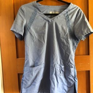 Grey’s Anatomy Ceil Blue Scrub Top